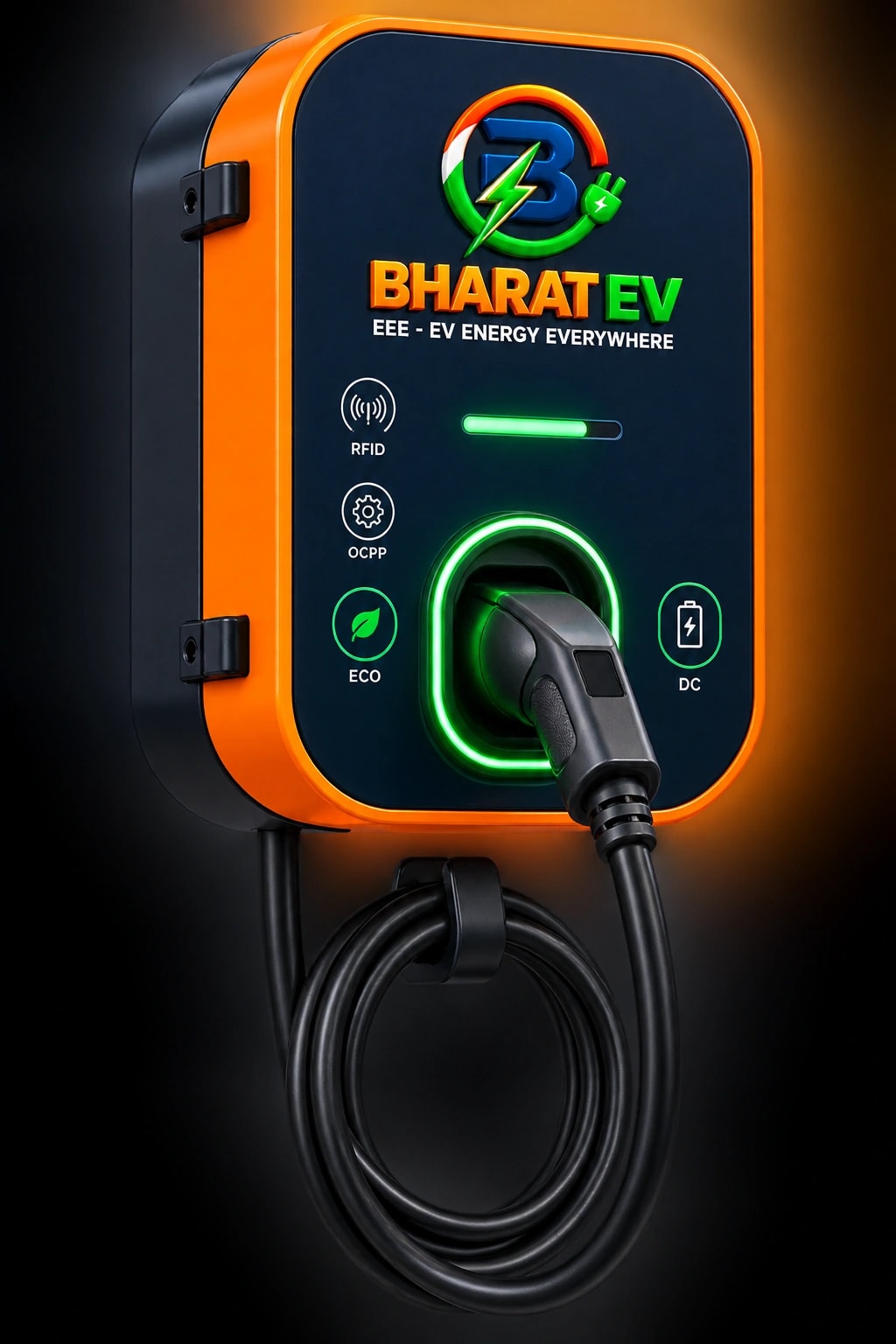 Wall-mounted charger